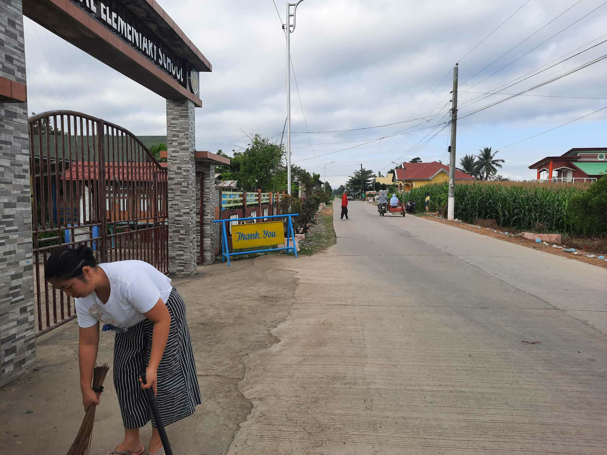 Outside of Macatal Elementary School