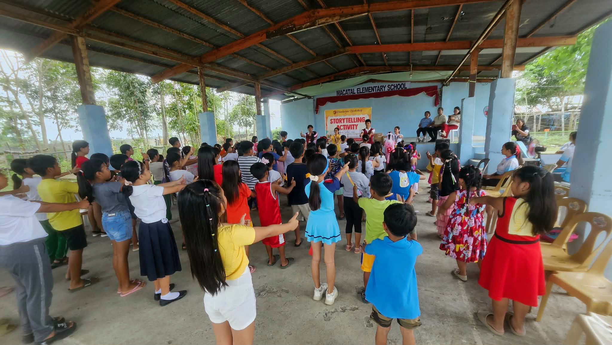 School activity with students