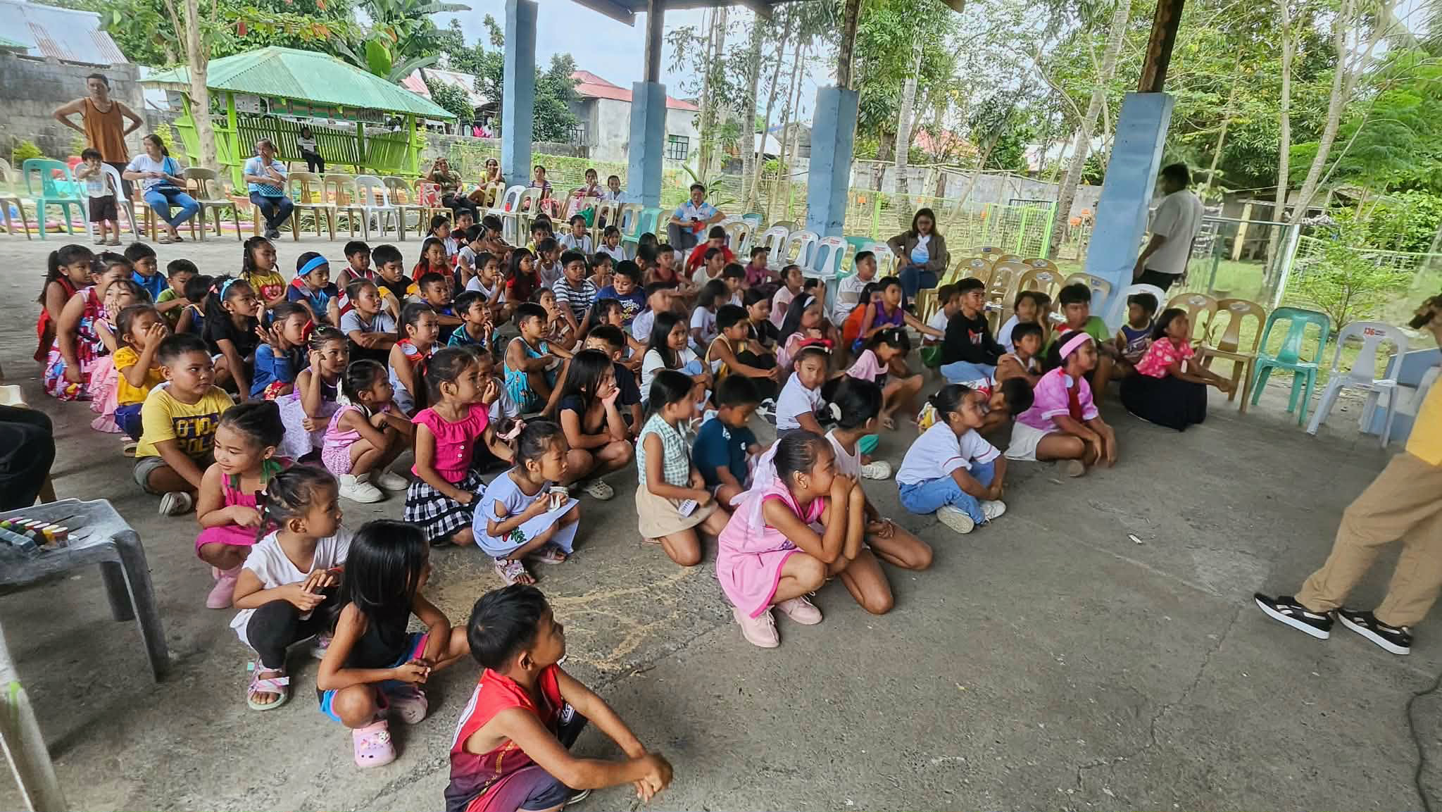 Students attending a school activity
