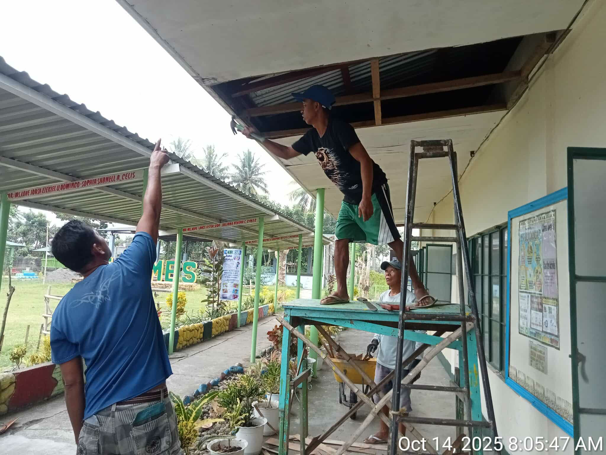 School roof construction