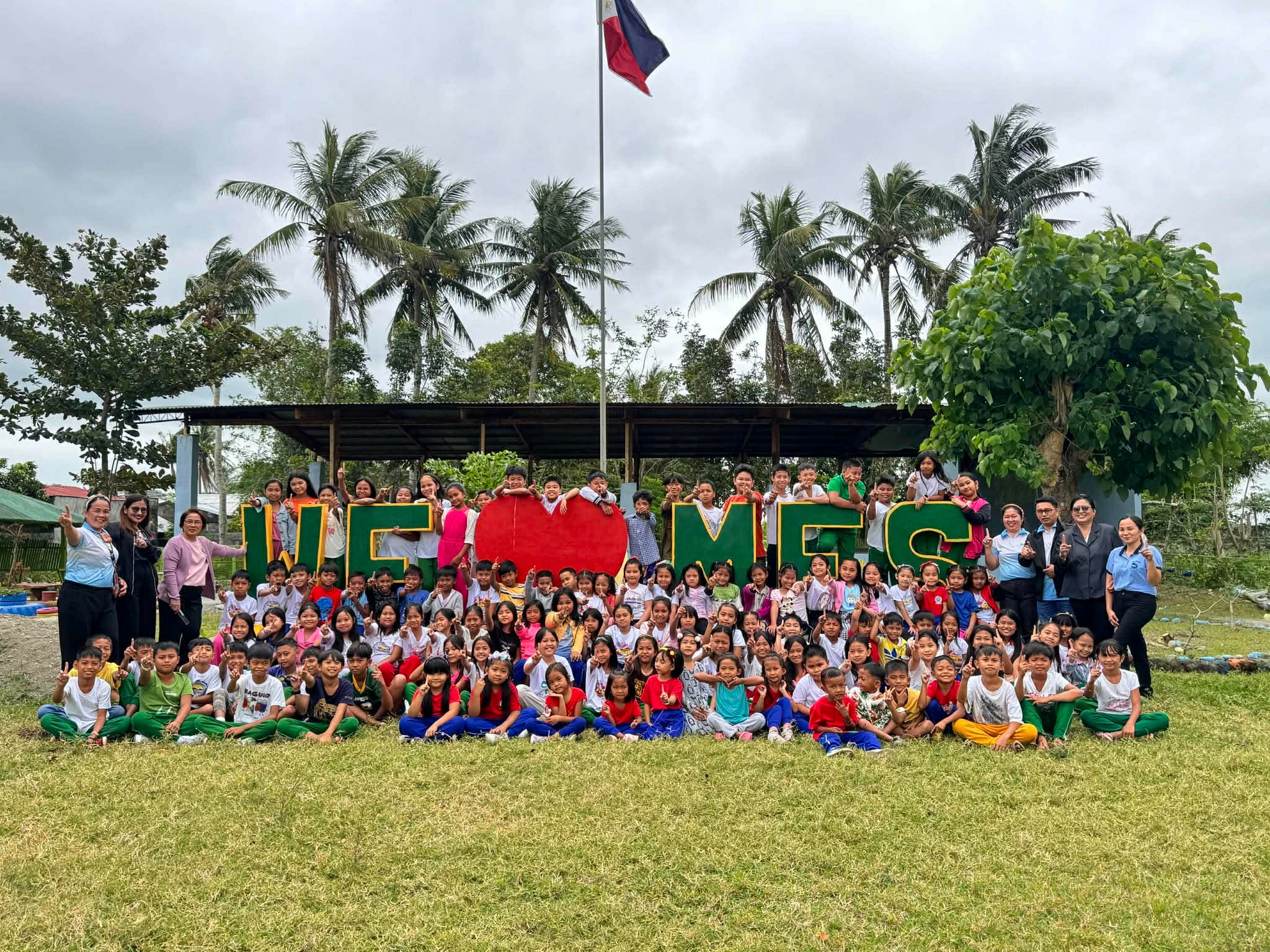 Students from Macatal Elementary School